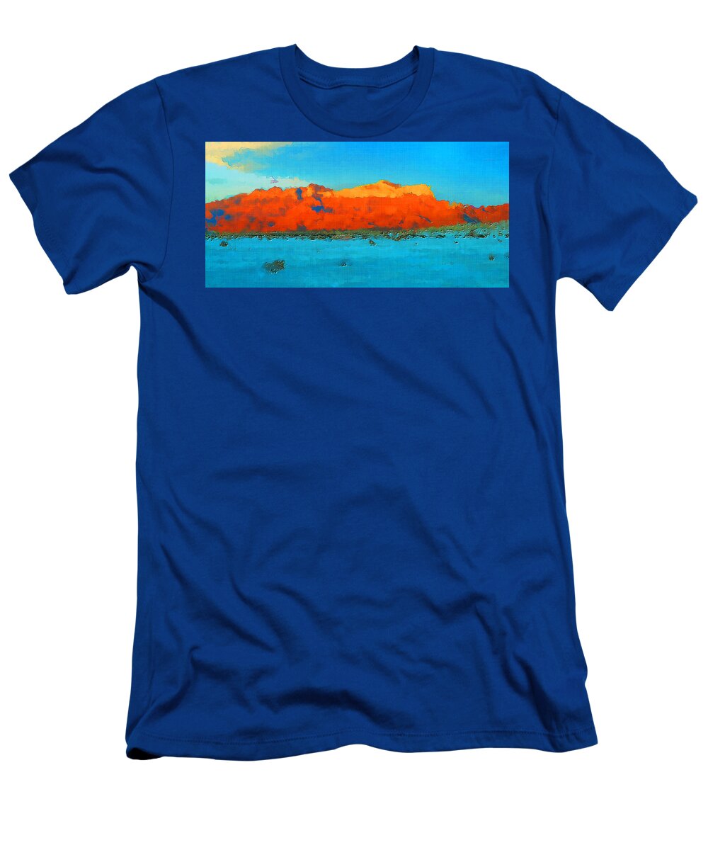 Texas T-Shirt featuring the photograph Guadalupe Mountains Sunset by David G Paul