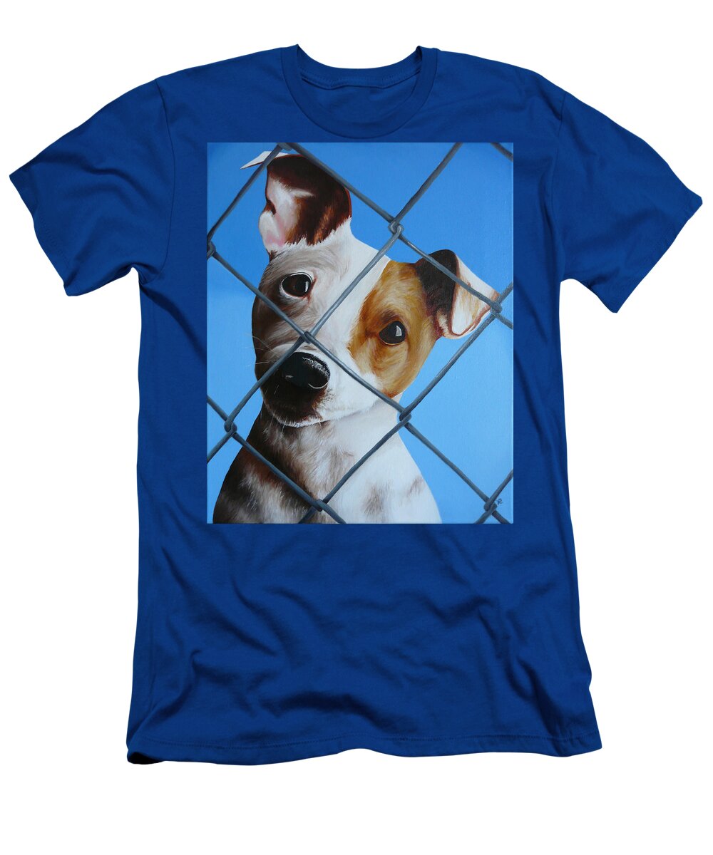 Pet T-Shirt featuring the painting Help Release Me VI by Vic Ritchey
