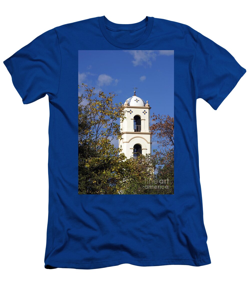 Architecture T-Shirt featuring the photograph Ojai Tower by Henrik Lehnerer