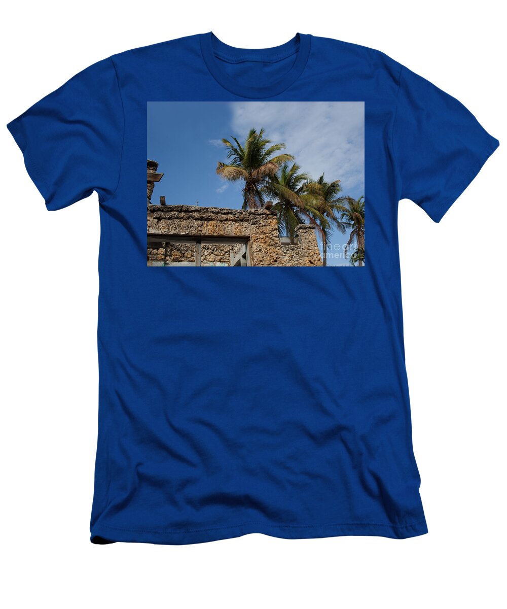 Florida T-Shirt featuring the pyrography Old Florida by Barbara McMahon