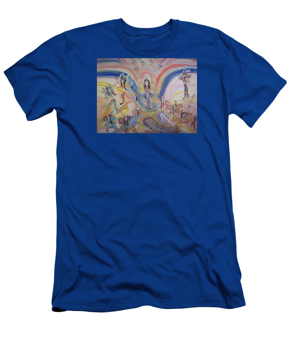 Fairy T-Shirt featuring the painting Persian Fairy Entrance by Judith Desrosiers