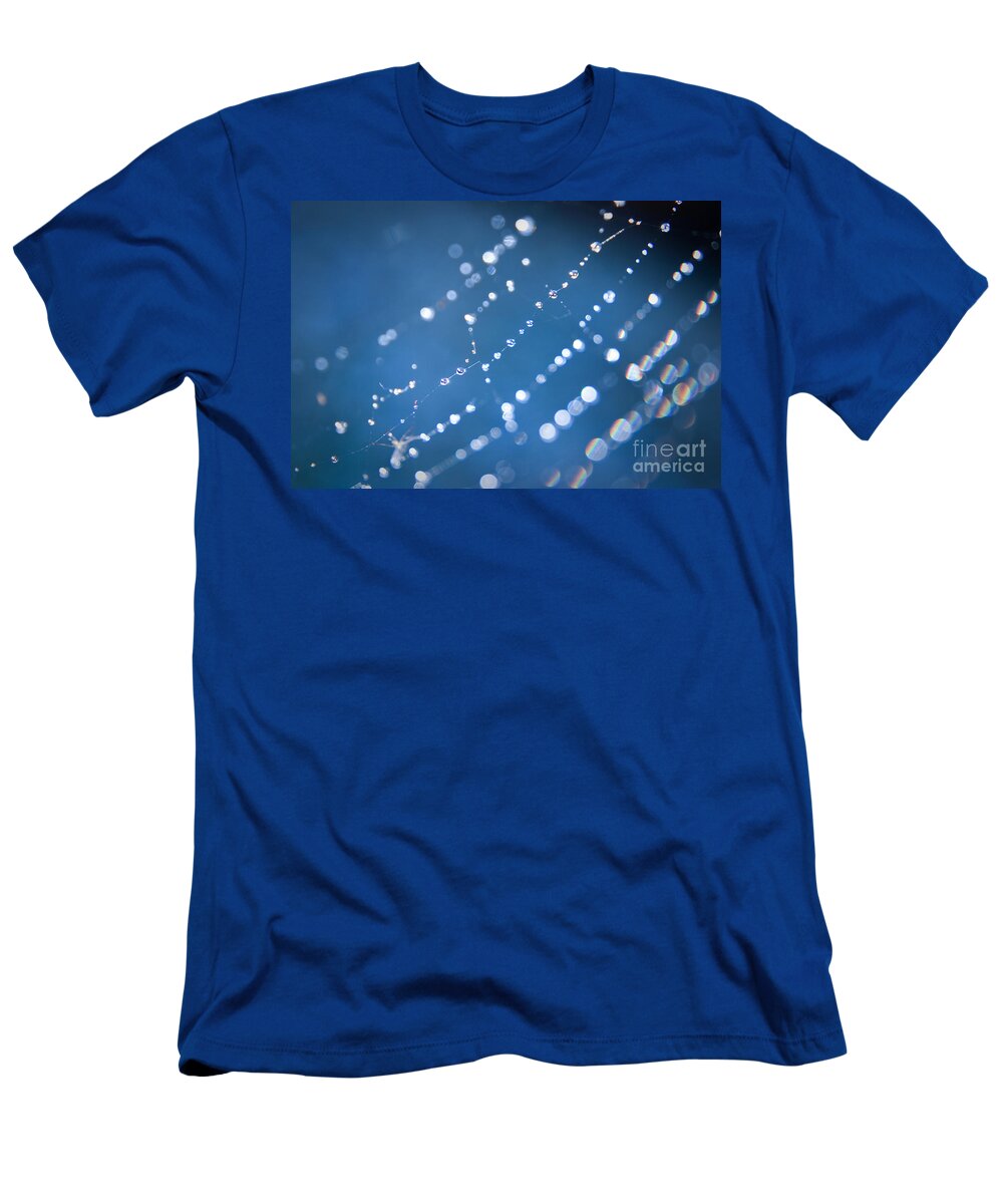 Yhun Suarez T-Shirt featuring the photograph Spider Web Bokeh 2.0 by Yhun Suarez
