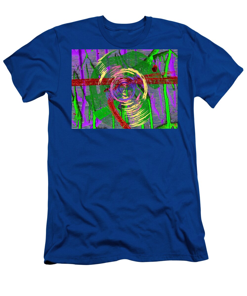 Writing T-Shirt featuring the digital art The Writing On The Wall 9 by Tim Allen