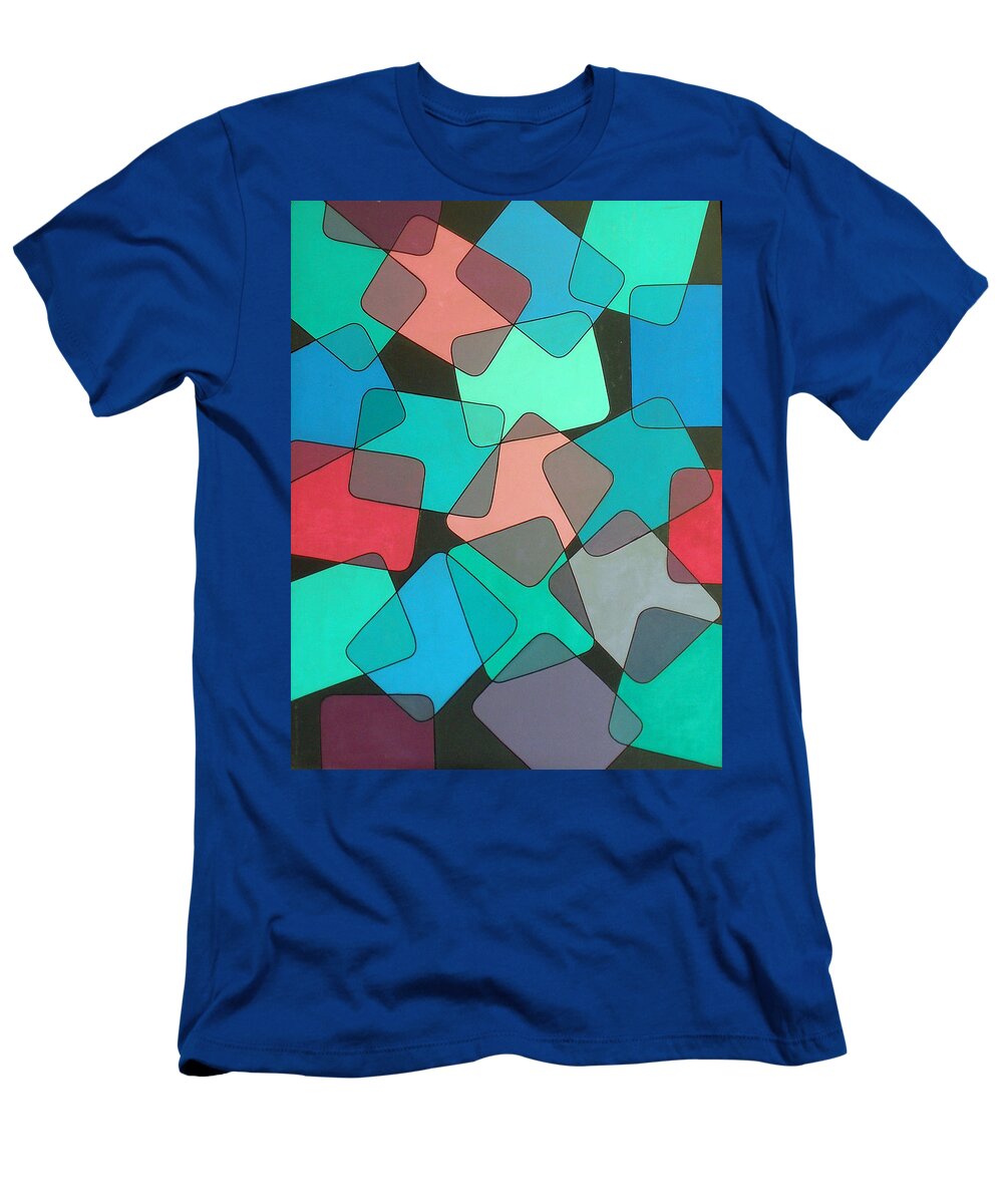 Australian T-Shirt featuring the painting Variations 1 by Giro Tavitian