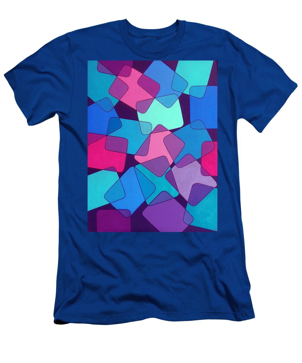 Australian T-Shirt featuring the painting Variations 6 by Giro Tavitian