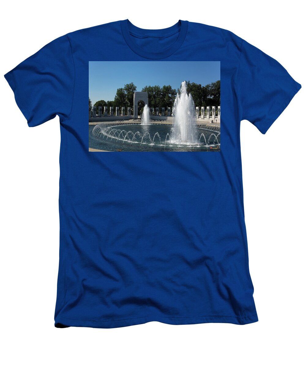 Scenic T-Shirt featuring the photograph World War II Memorial--Pacific Pavilion DS035 by Gerry Gantt
