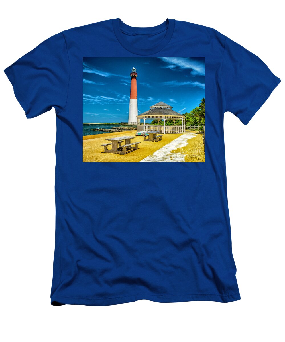 Atlantic Coast T-Shirt featuring the photograph Barnegat Lighthouse Park #1 by Nick Zelinsky Jr