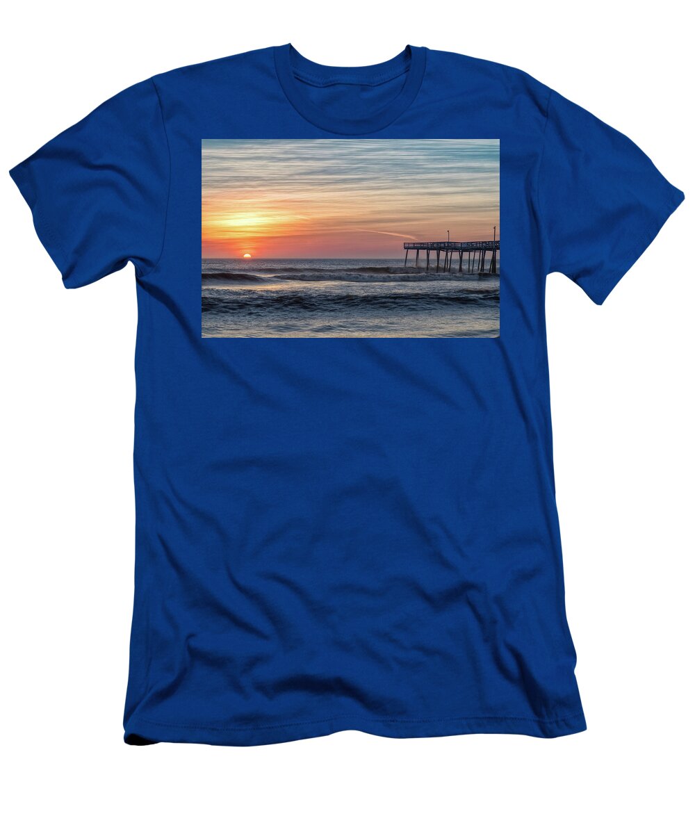 Landscape T-Shirt featuring the photograph Beaching It #1 by Russell Pugh
