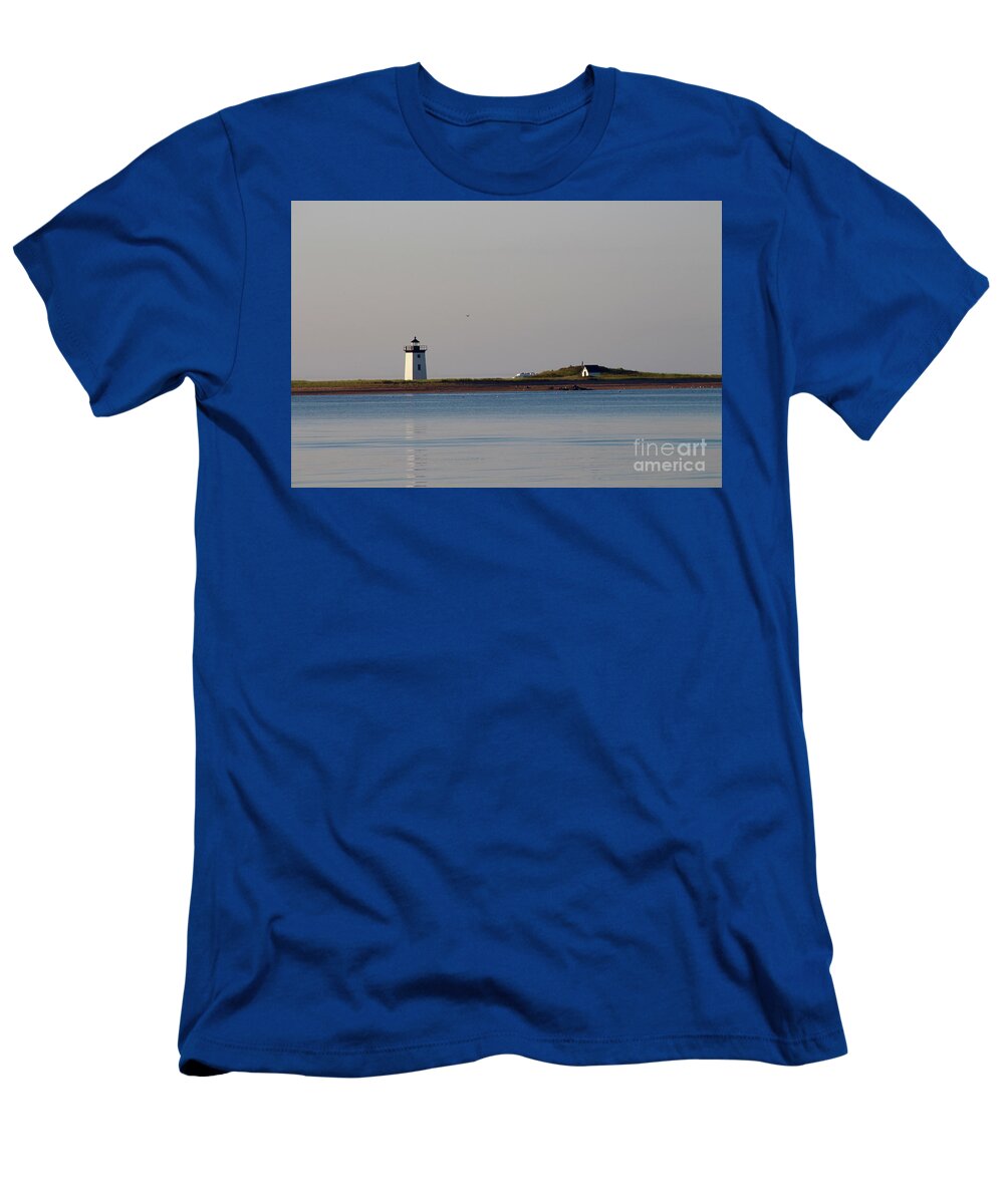 Lighthouse / Provincetown T-Shirt featuring the photograph Lighthouse Provincetown 2 by Gregory E Dean