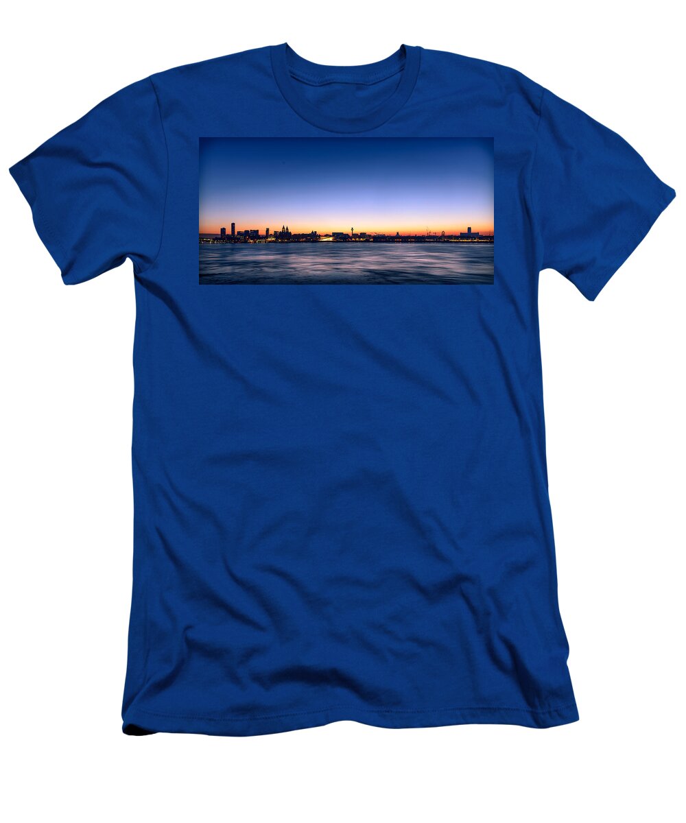 England T-Shirt featuring the photograph Liverpool Skyline #3 by Peter OReilly