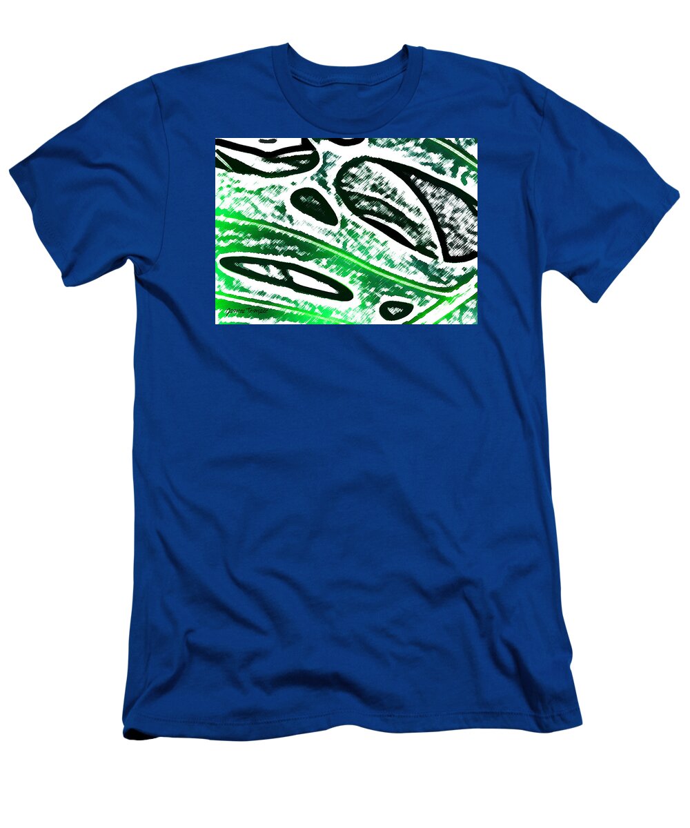 Monstera T-Shirt featuring the digital art Monstera #2 by James Temple