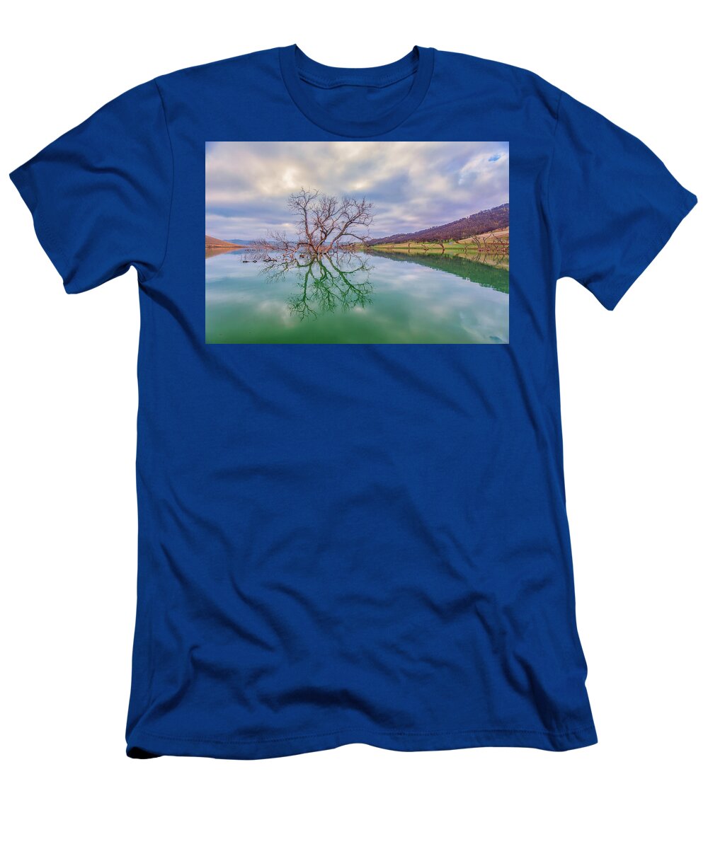 Landscape T-Shirt featuring the photograph Morning Reflection #2 by Marc Crumpler