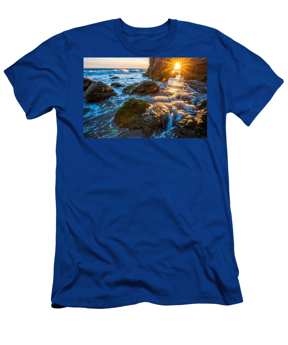 Ocean T-Shirt featuring the digital art Ocean #1 by Maye Loeser