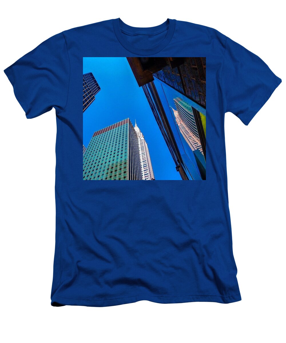 Beautiful T-Shirt featuring the photograph Photoshopping #tbt #nyc Summer Of 2013 #1 by Austin Tuxedo Cat