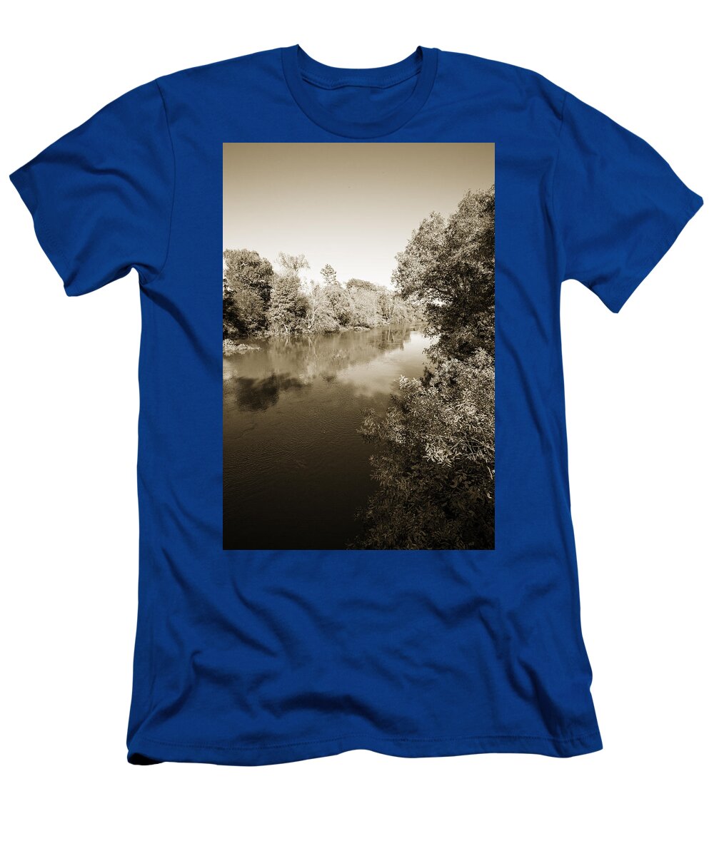 Sabine River T-Shirt featuring the photograph Sabine River Near Big Sandy Texas Photograph Fine Art Print 4111 #1 by M K Miller