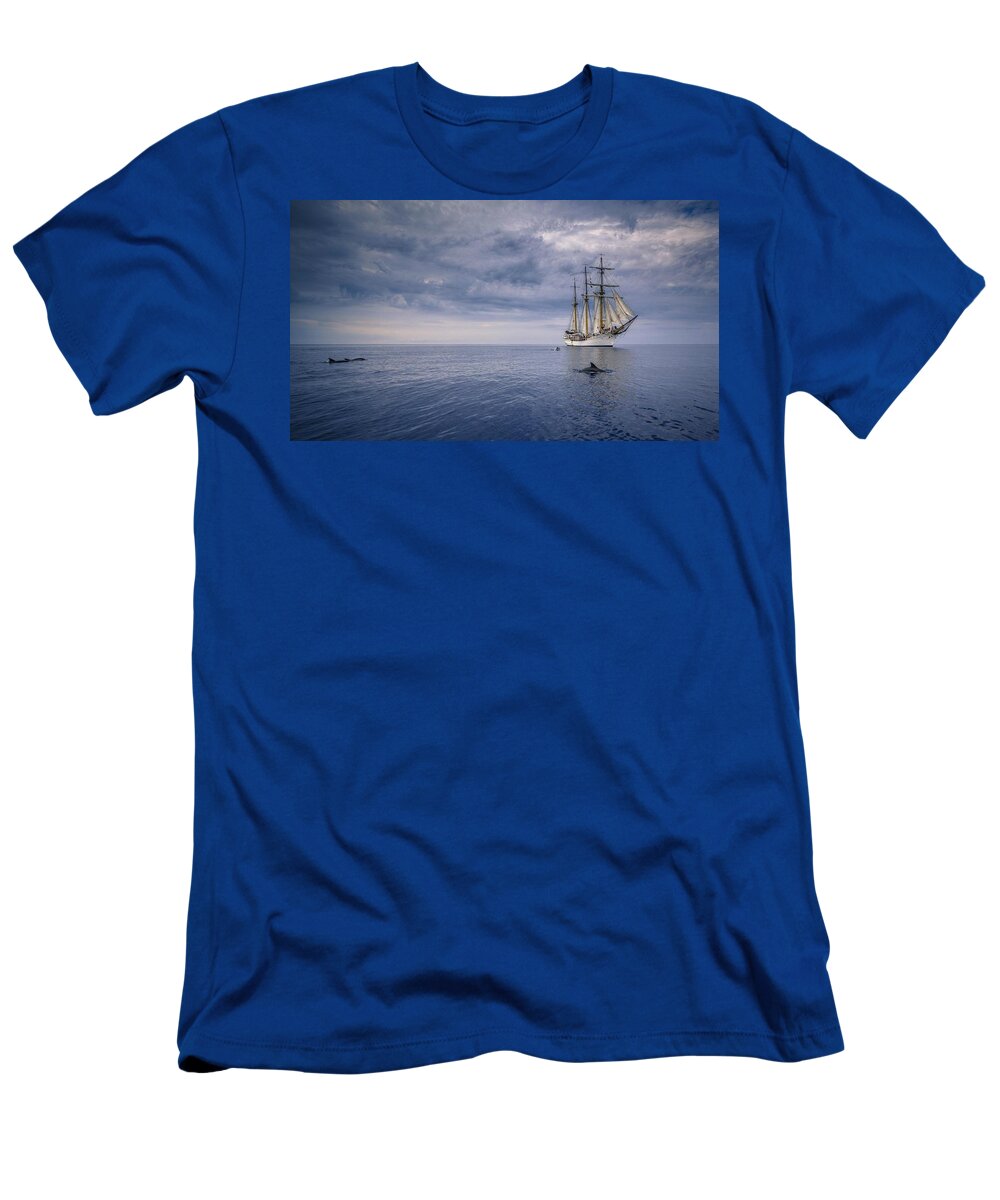 Sailing Ship T-Shirt featuring the photograph Sailing Ship #1 by Mariel Mcmeeking
