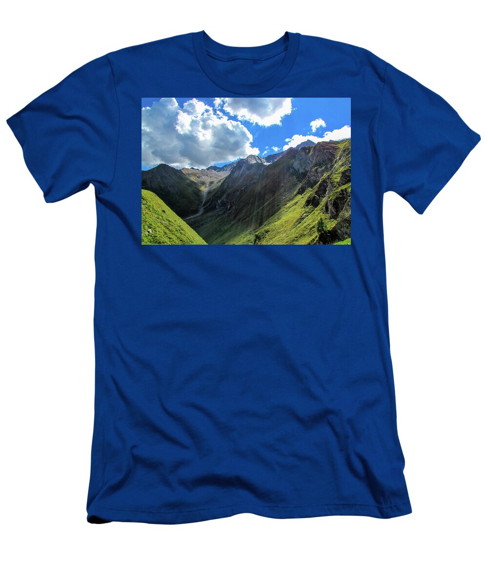 Mountains T-Shirt featuring the photograph Top of Mountains #1 by Cesar Vieira