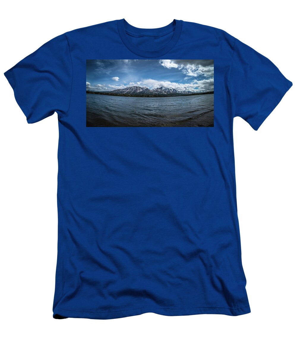 Landscape T-Shirt featuring the photograph Rugged And Extreme Terrain Around Fraser British Columbia And Wh #15 by Alex Grichenko