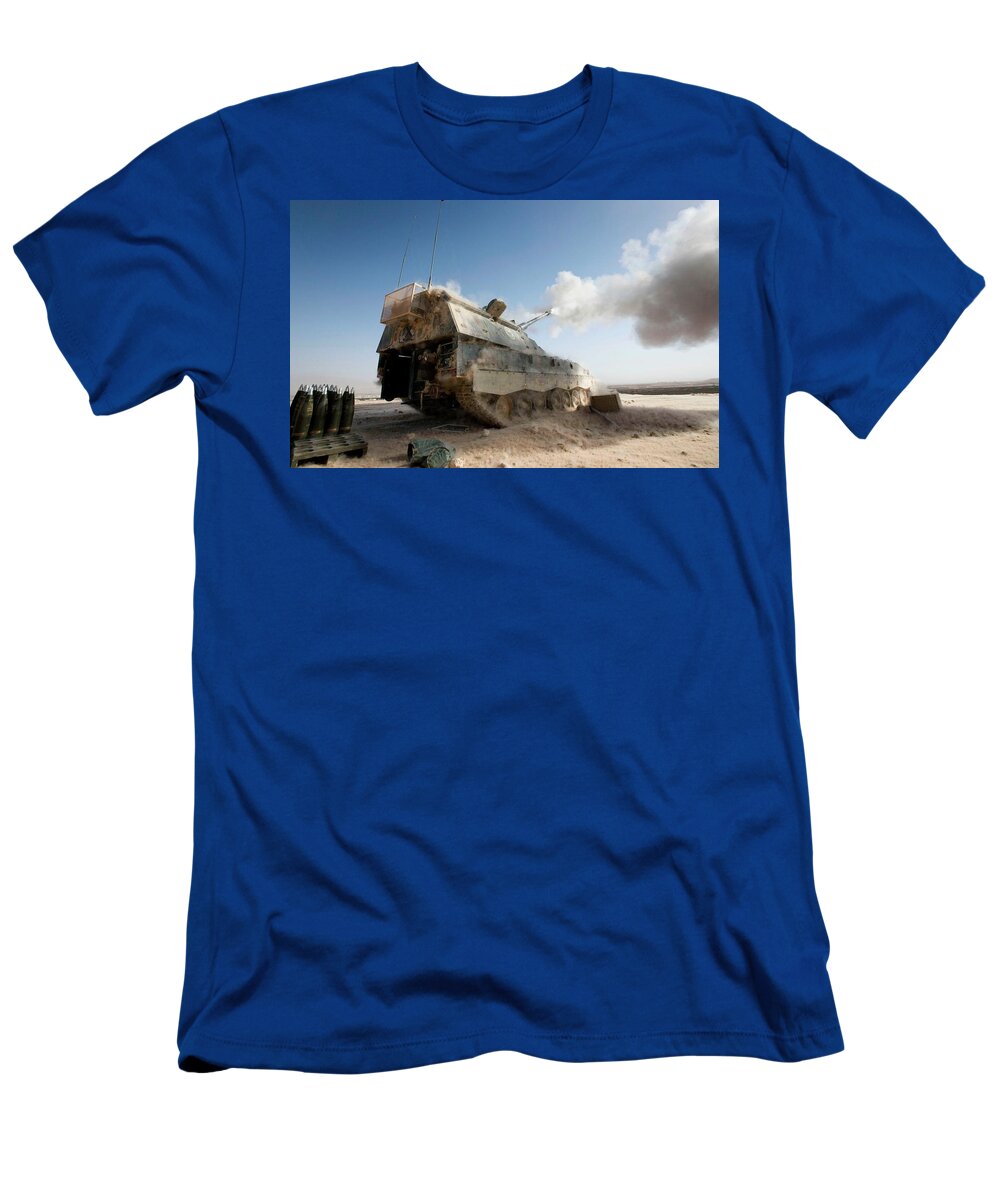 Tank T-Shirt featuring the digital art Tank #15 by Maye Loeser
