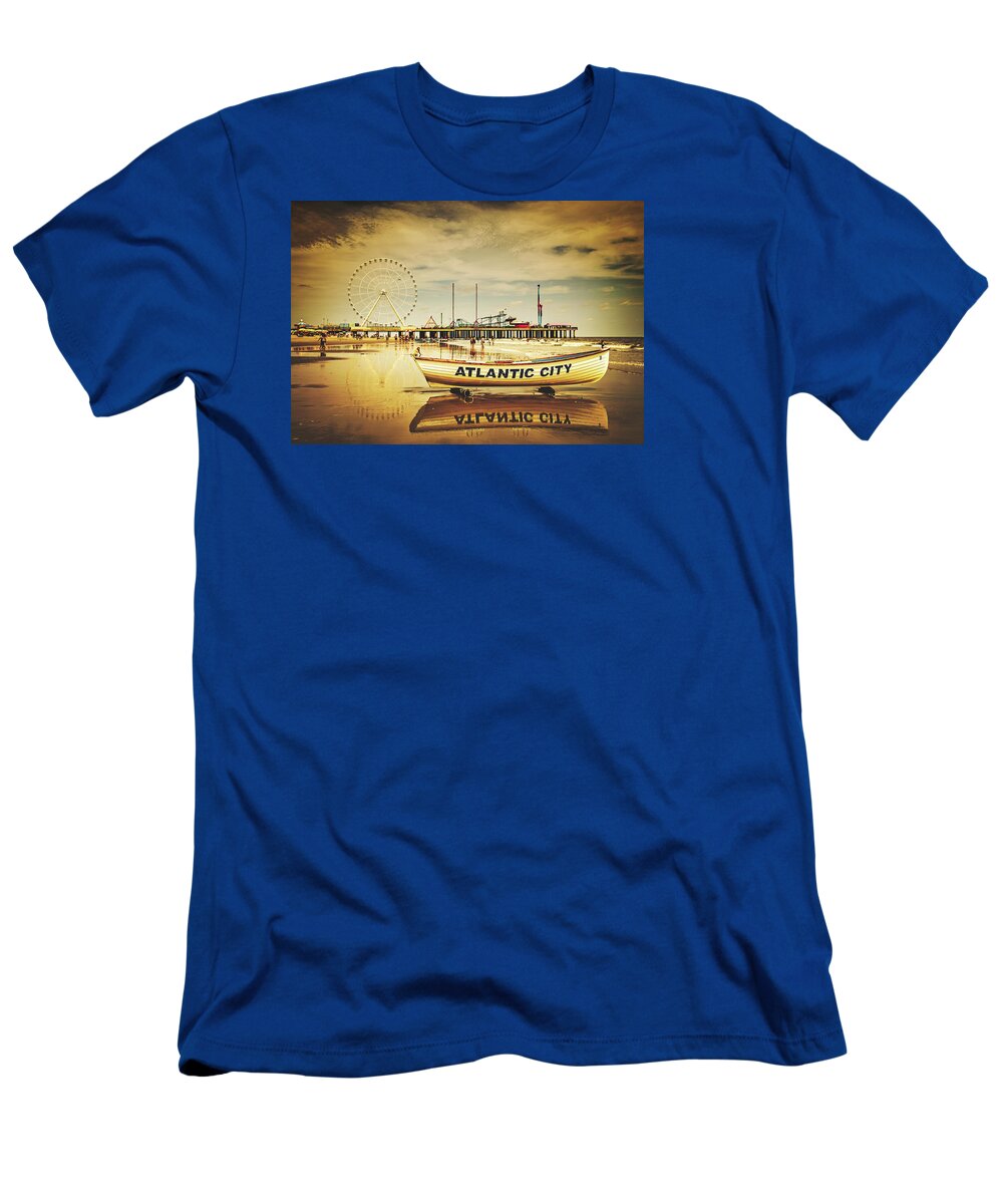Atlantic City T-Shirt featuring the photograph Atlantic City #4 by Mountain Dreams