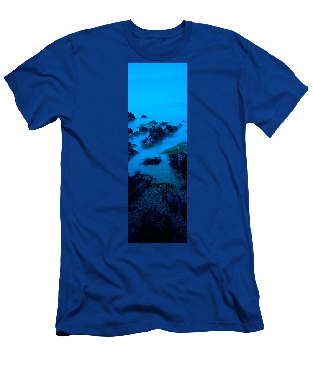 Photography T-Shirt featuring the photograph Rock Formations On The Coast, Central #2 by Panoramic Images