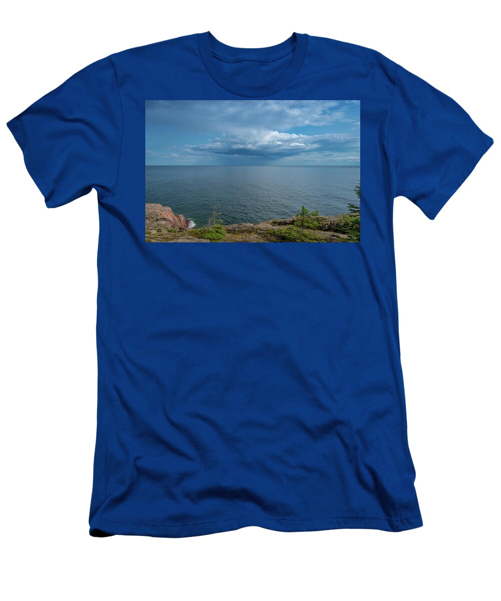 Lake Superior T-Shirt featuring the photograph Summer Storm #2 by Gary McCormick