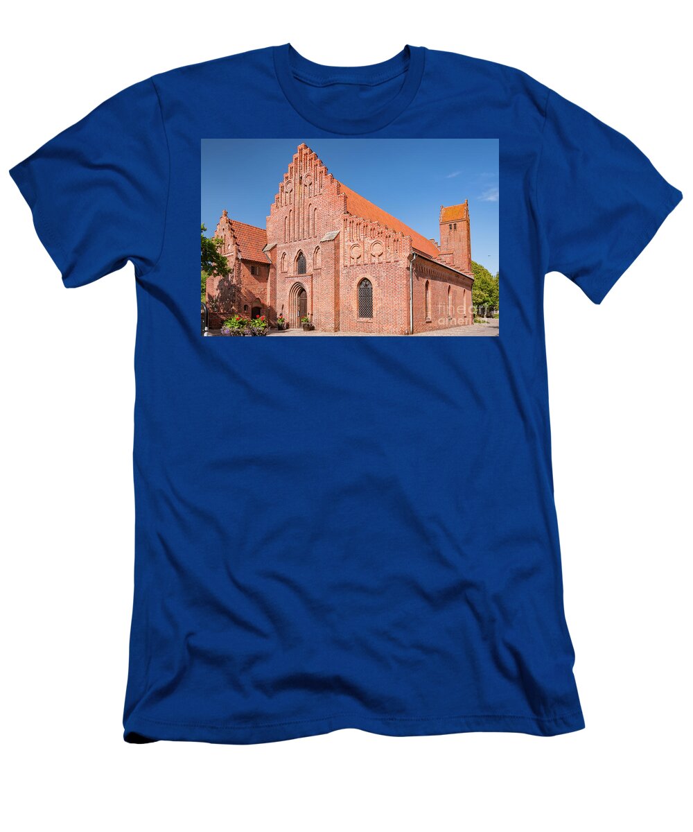 Monastery T-Shirt featuring the photograph Ystad Monastery #2 by Antony McAulay
