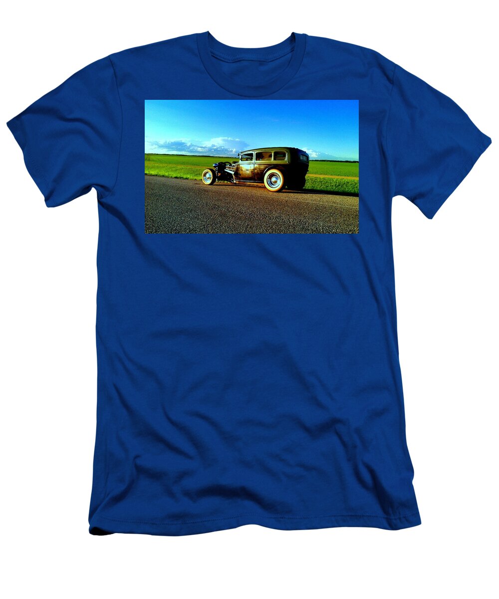 Car T-Shirt featuring the digital art Car #24 by Super Lovely