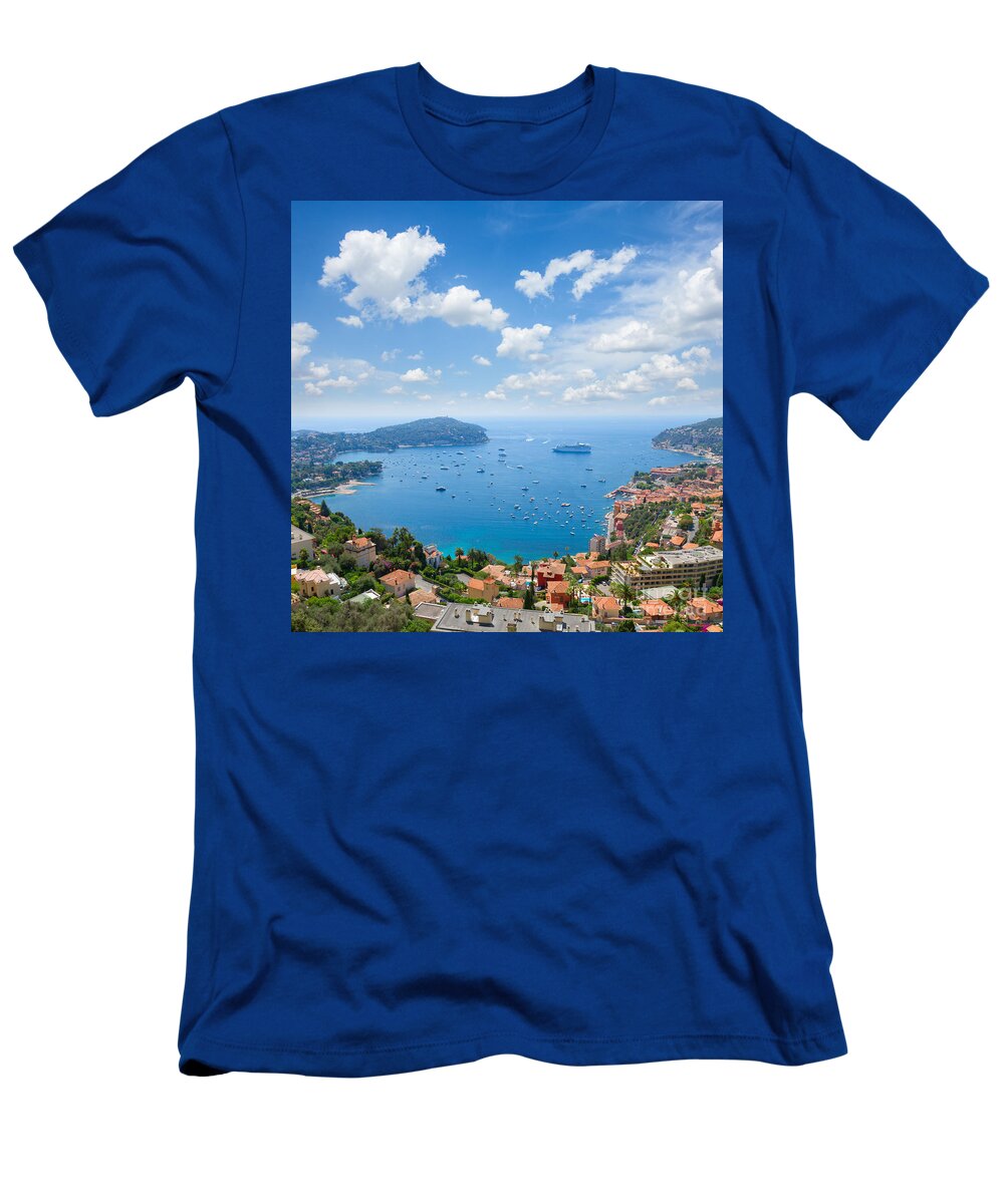Nice T-Shirt featuring the photograph cote dAzur, France by Anastasy Yarmolovich