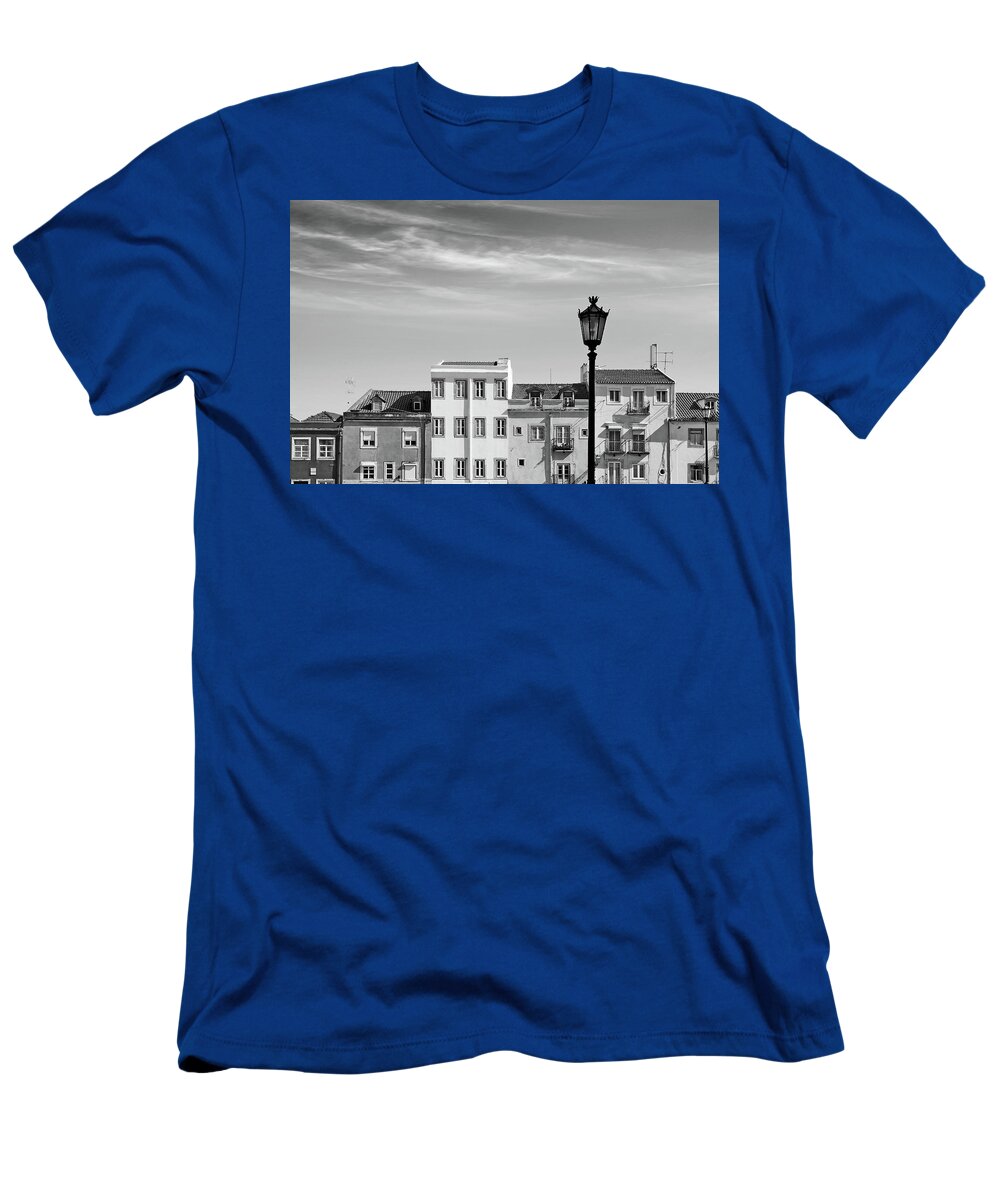 Alfama T-Shirt featuring the photograph Lisbon Houses #3 by Carlos Caetano