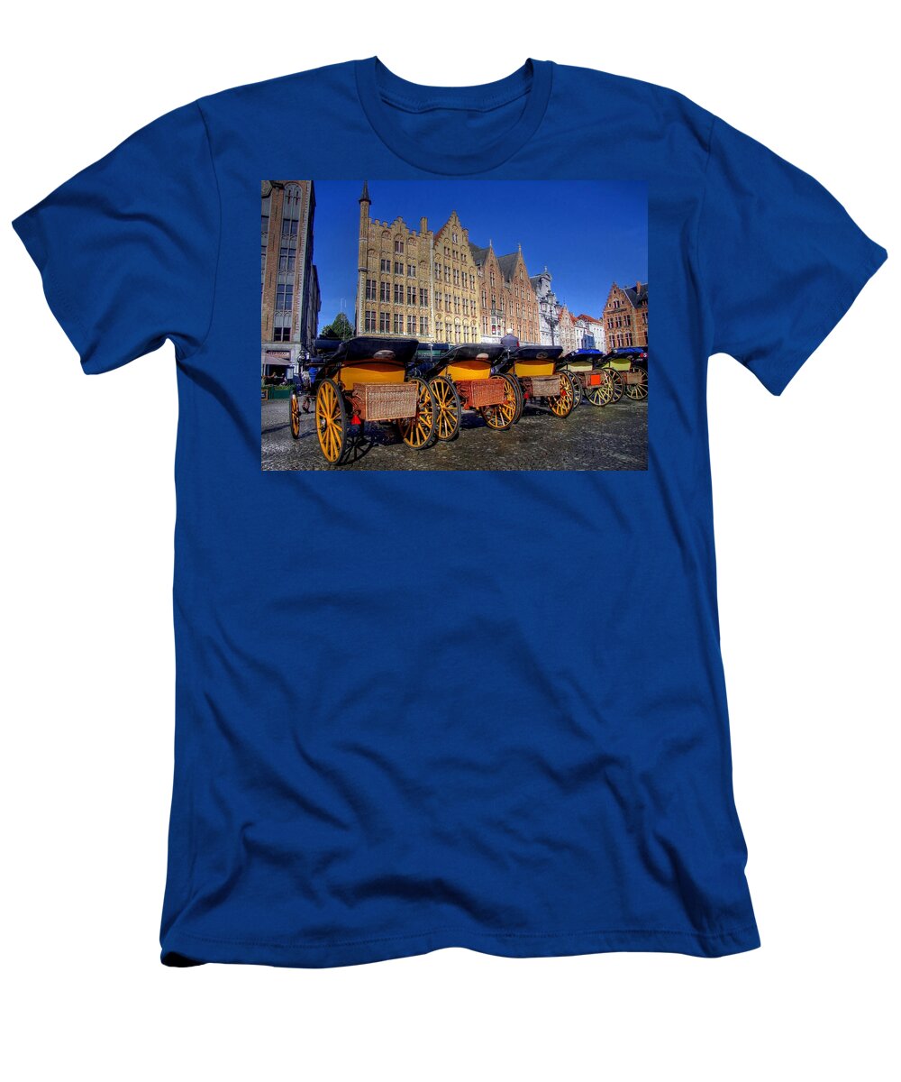 Brugges Belgium T-Shirt featuring the photograph Brugges BELGIUM #39 by Paul James Bannerman