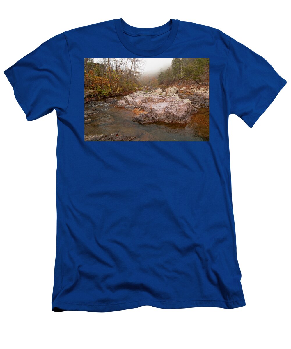 Missouri T-Shirt featuring the photograph Rocky Creek #4 by Steve Stuller