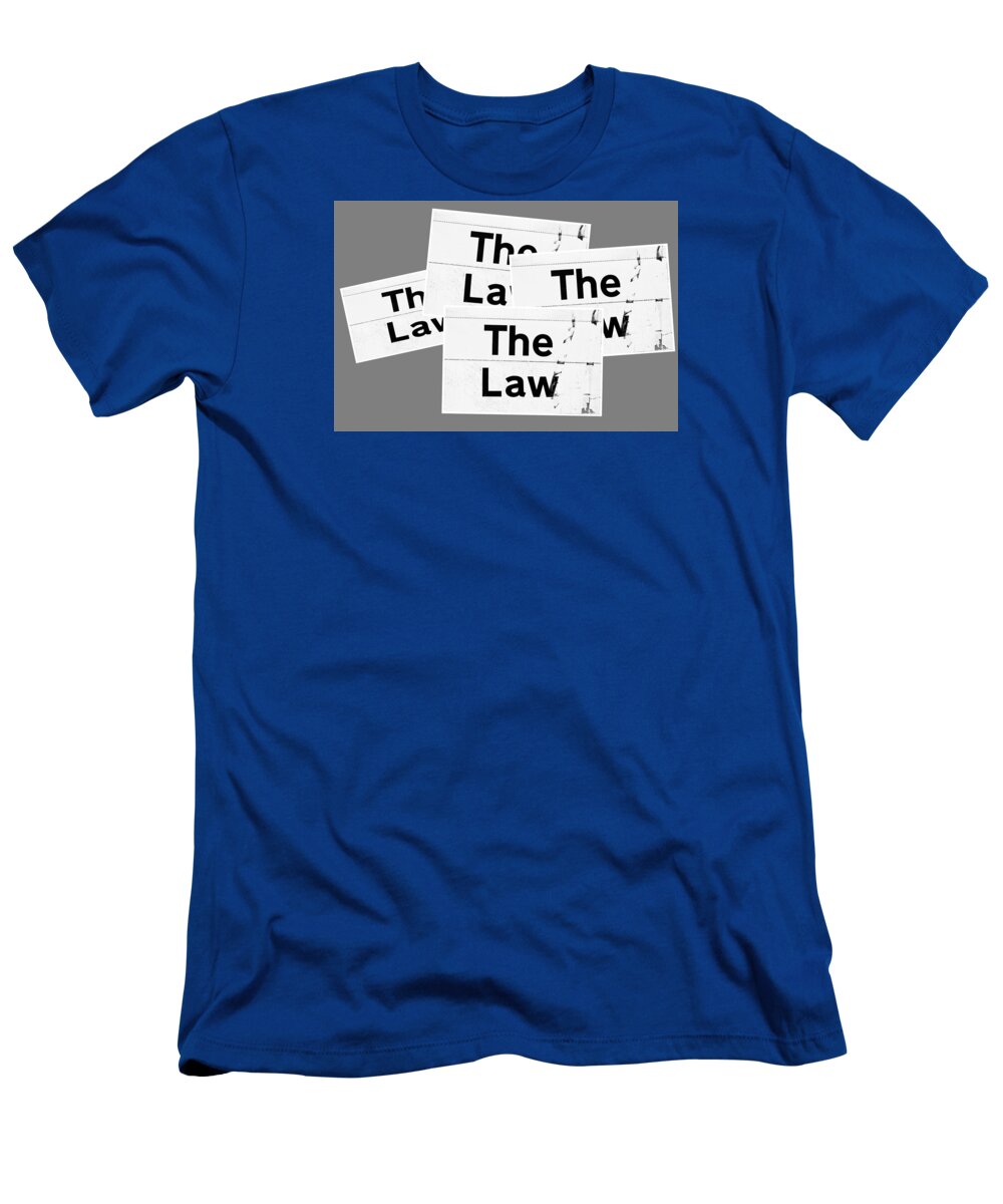 Abstract T-Shirt featuring the photograph The Law #4 by Tom Gowanlock