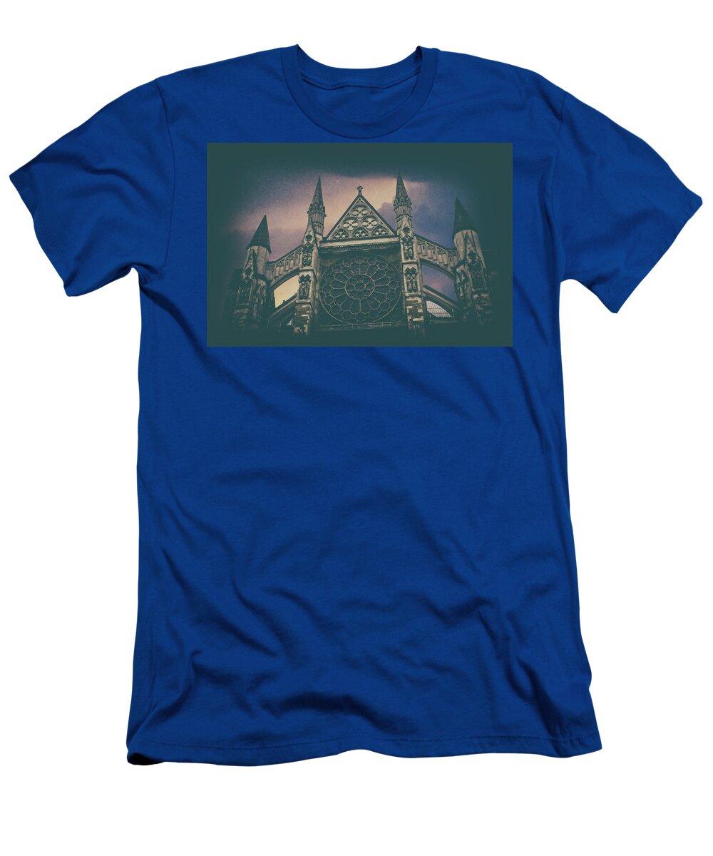 London T-Shirt featuring the photograph Westminster Abbey #4 by Martin Newman