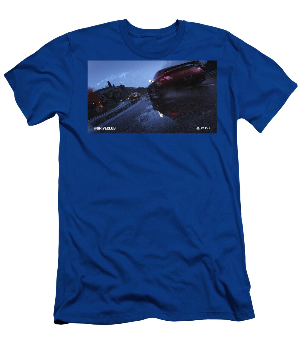 Driveclub T-Shirt featuring the digital art Driveclub #7 by Super Lovely