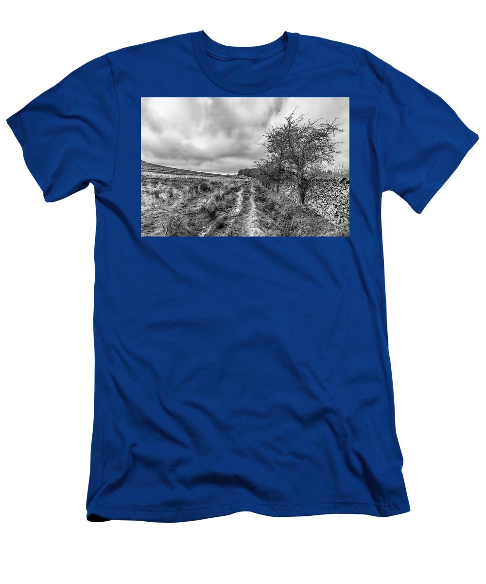 Winter T-Shirt featuring the photograph A Winter Track by Nick Bywater