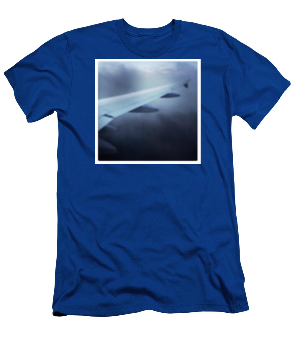 Plane T-Shirt featuring the photograph Above the clouds 04 - Dreaming by Matthias Hauser