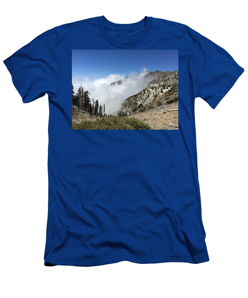 Clouds T-Shirt featuring the photograph Above the Clouds by Ed Clark