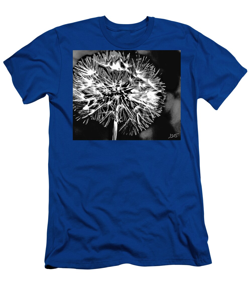 Abstract T-Shirt featuring the photograph Abstract Dandelion by Gina O'Brien