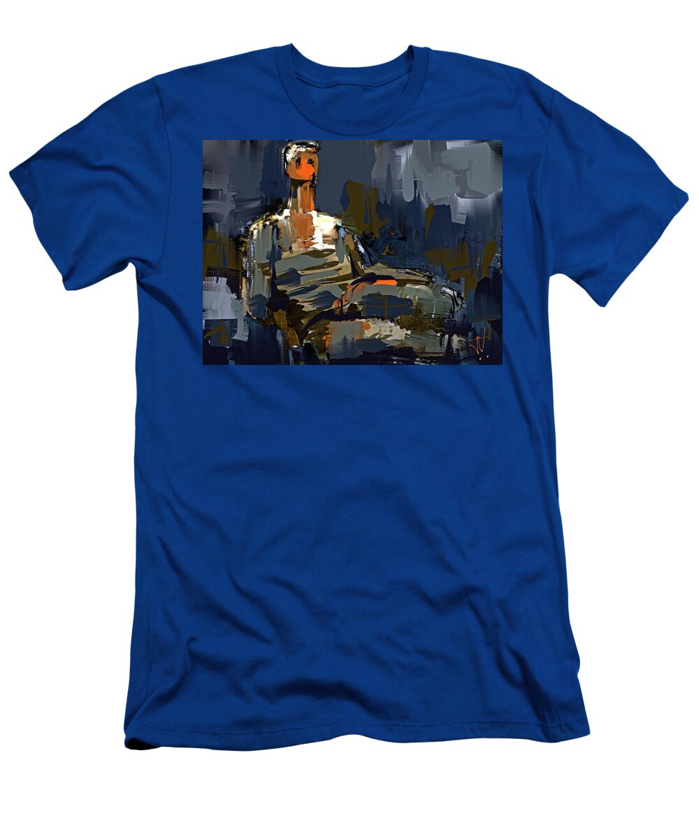 Figure T-Shirt featuring the digital art After Henry Moore 3 by Jim Vance