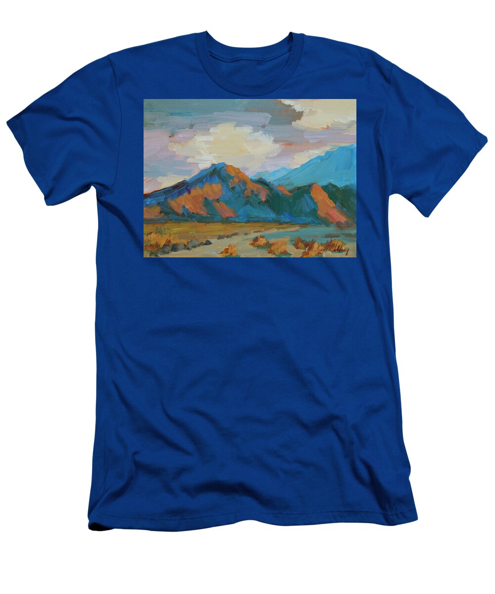 Afternoon T-Shirt featuring the painting Afternoon Walk in La Quinta Cove by Diane McClary