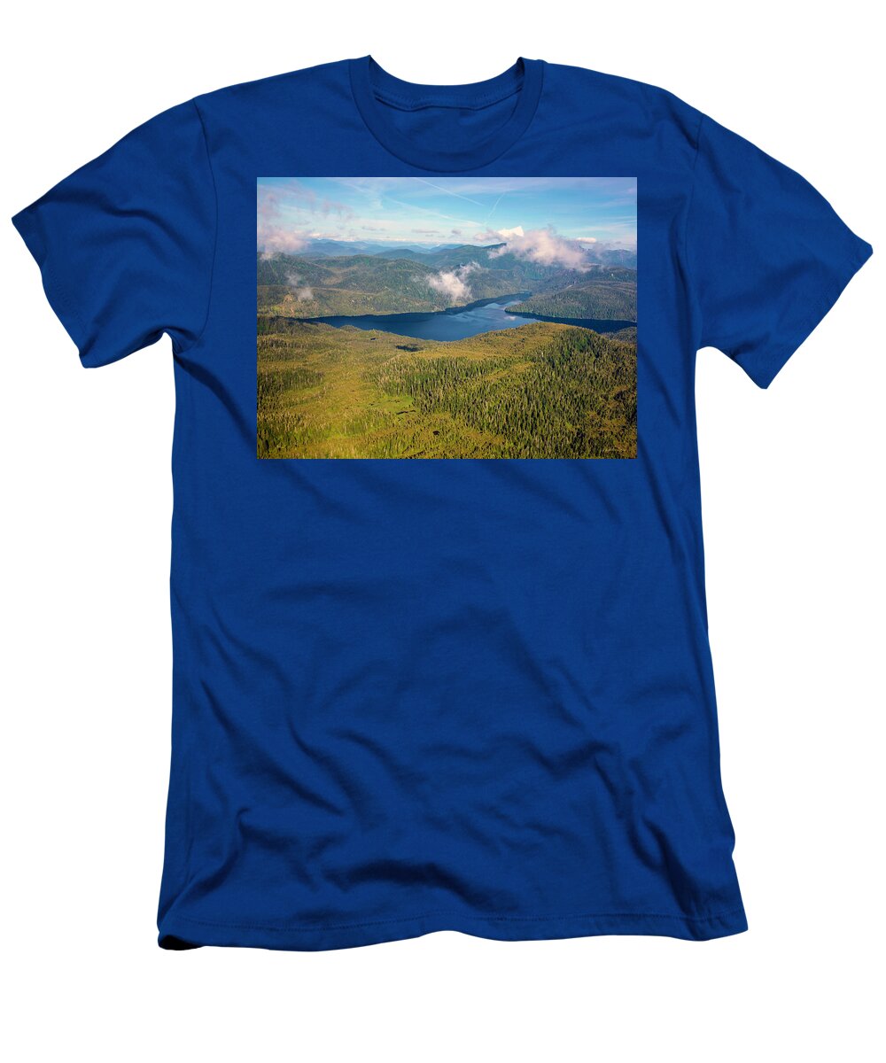 Alaska T-Shirt featuring the photograph Alaska Overview by Madeline Ellis