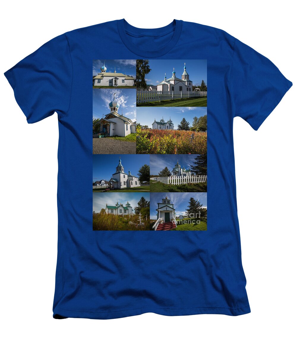 Russian Heritage T-Shirt featuring the photograph Alaska's Russian Heritage by Eva Lechner