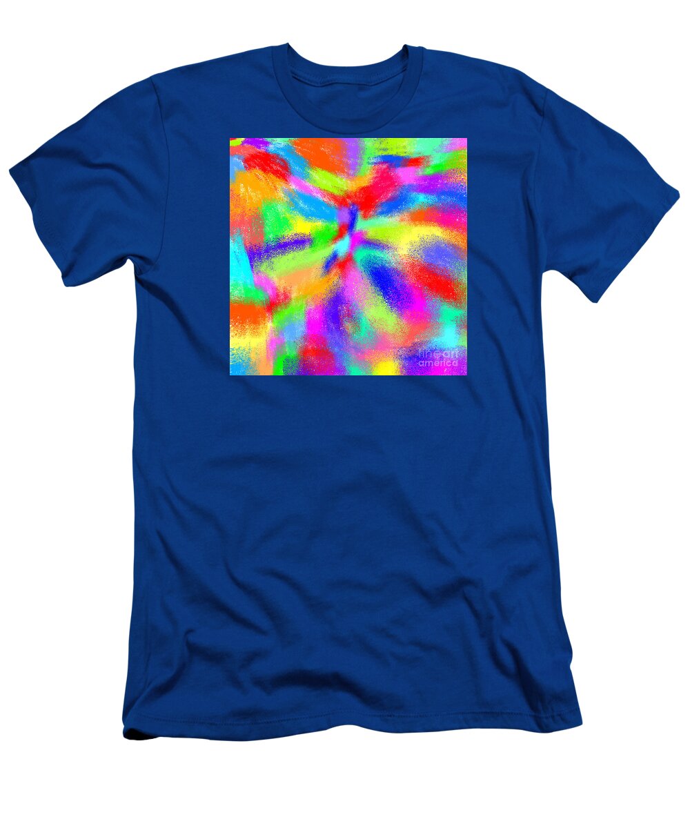 Abstract T-Shirt featuring the digital art Alive by Susan Stevenson