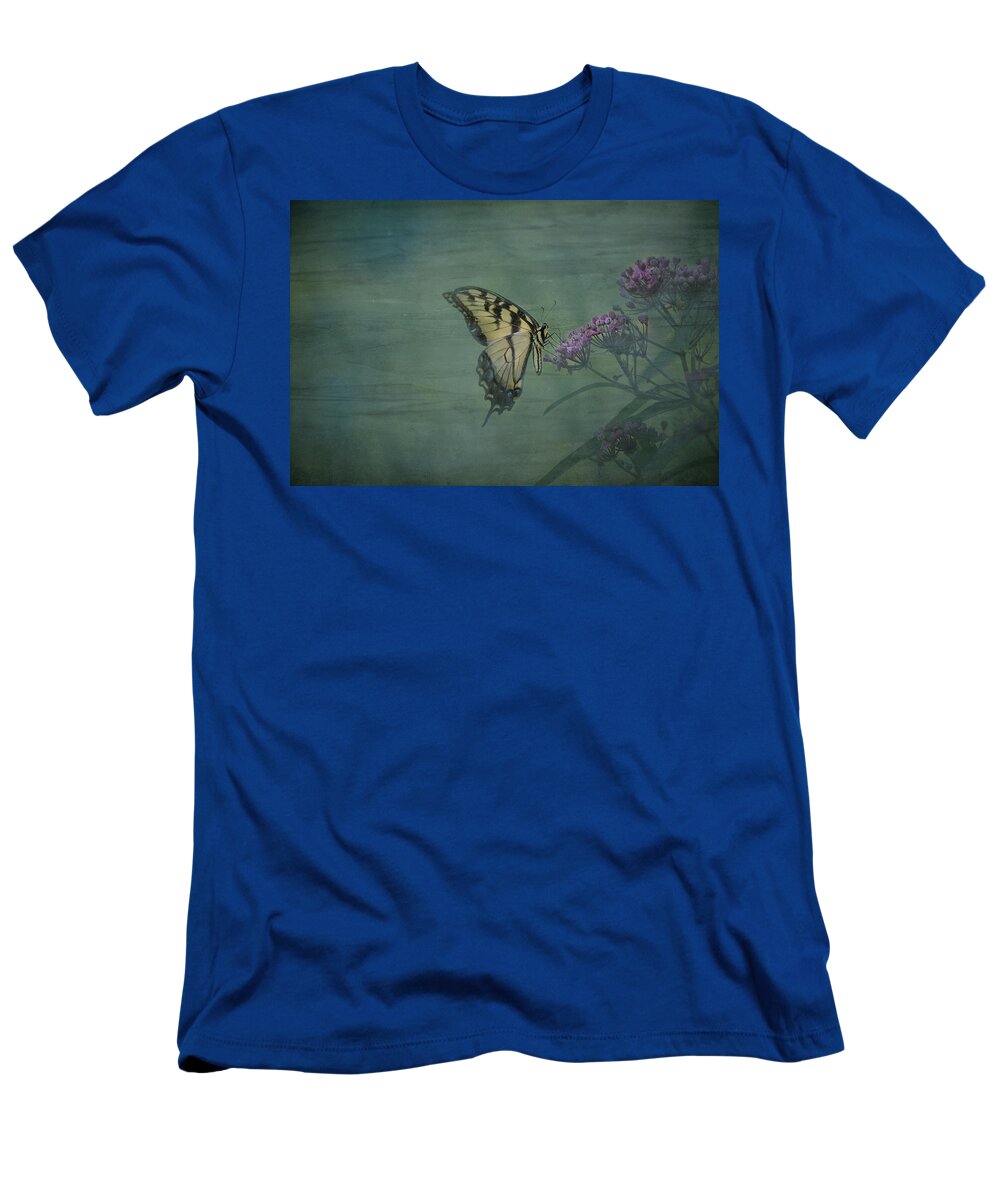 Swallowtail T-Shirt featuring the photograph Artistic Eastern Tiger Swallowtail 2017-1 by Thomas Young