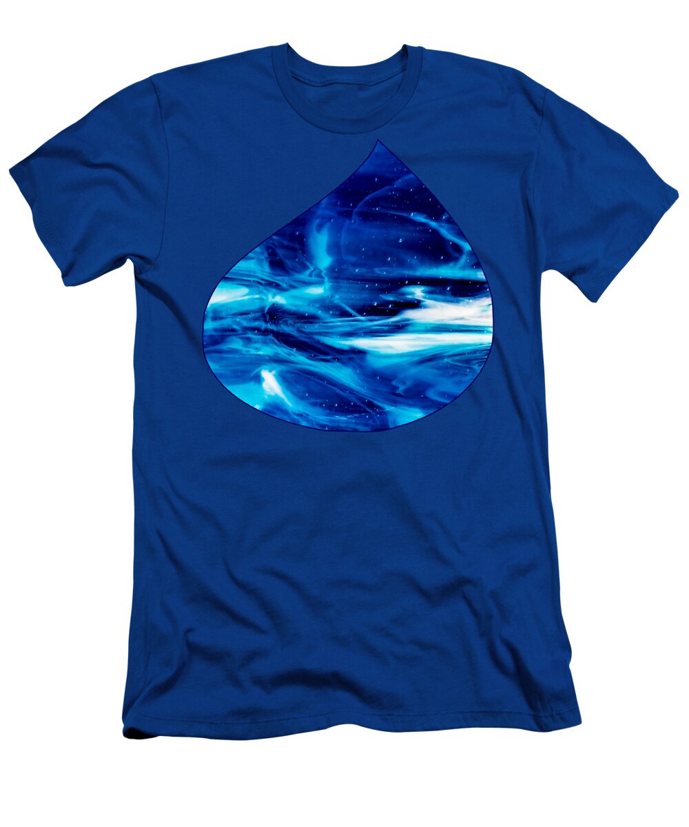 Texas T-Shirt featuring the photograph Blue Wave by Erich Grant