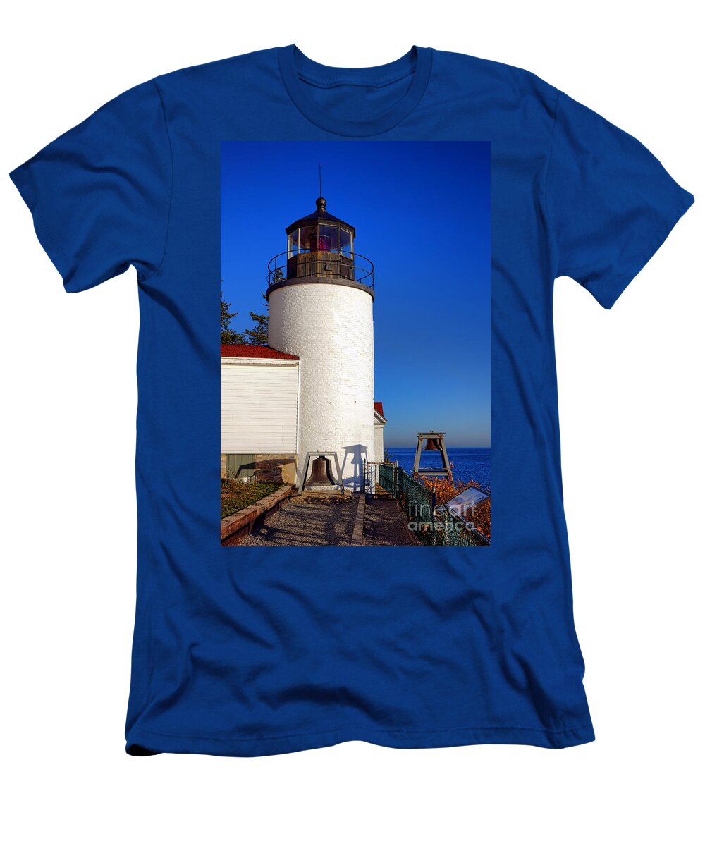 Maine T-Shirt featuring the photograph Bass Harbor Head Lighthouse by Olivier Le Queinec