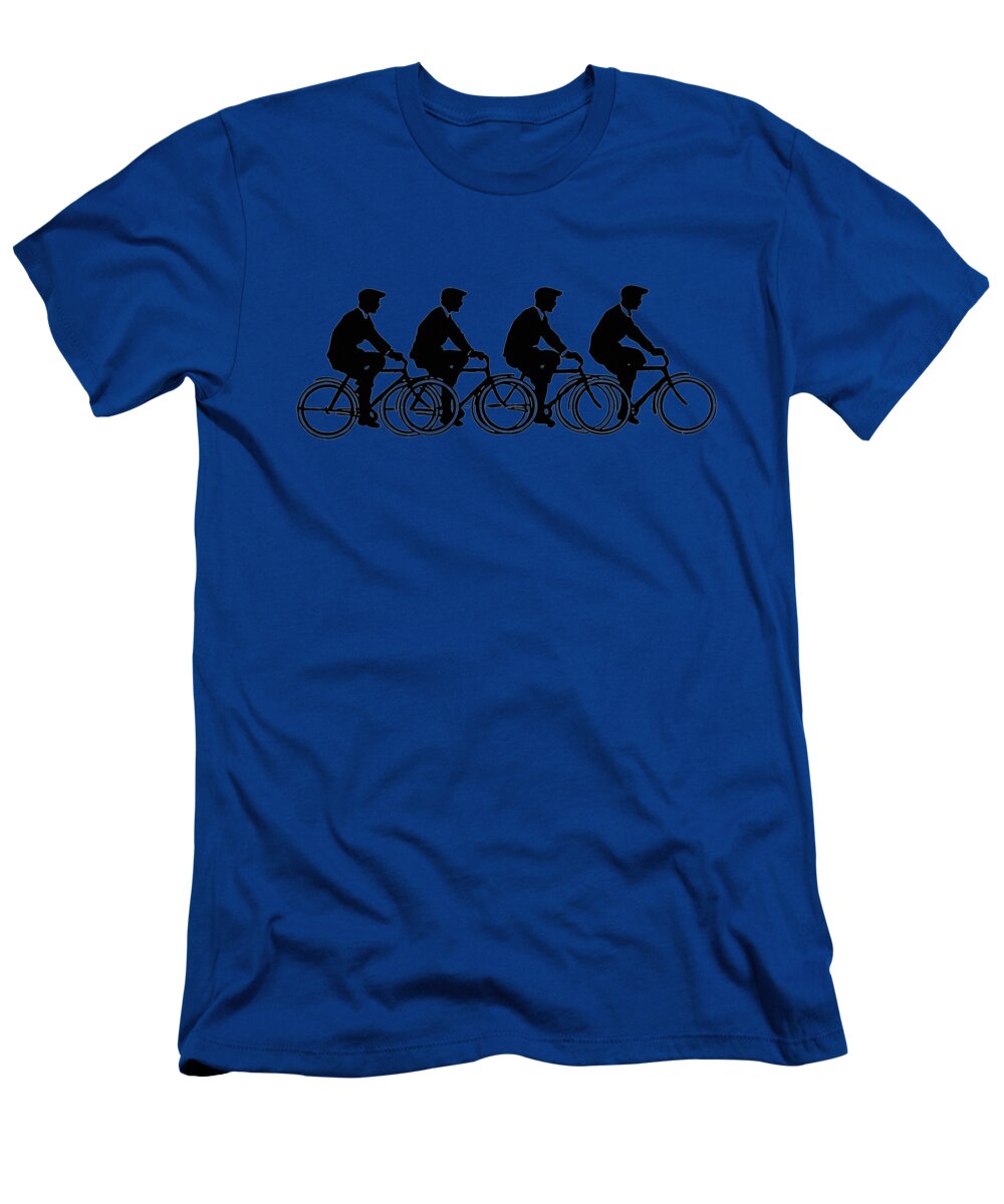 Bicycling T Shirt Design T-Shirt featuring the digital art Bicycling T Shirt Design by Bellesouth Studio