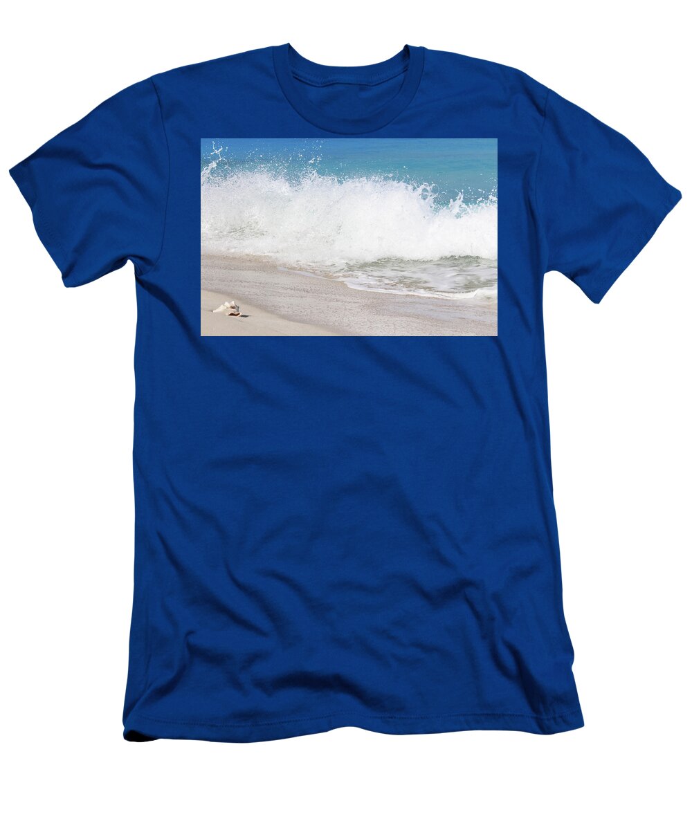 Wave T-Shirt featuring the photograph Bimini Wave Sequence 3 by Samantha Delory