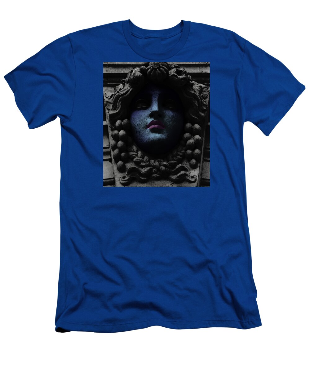 Kensignton T-Shirt featuring the photograph Blue face by Emme Pons